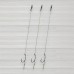 Повідець короповий для монтажів волосяних, Weida XSG-3, 3шт/уп, тест 8кг, гачок, №8